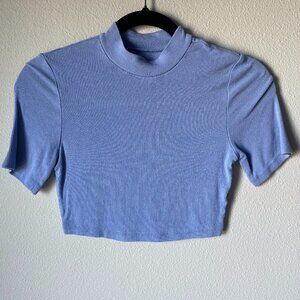 Shein Light Blue Crop Top - Size S